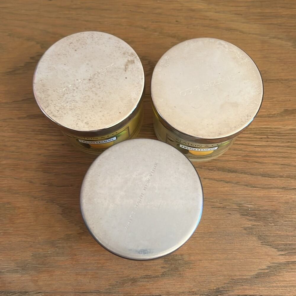 Bath & Body Works Set of 3 Fresh Scent Candles 4oz each - NEW - Picture 2 of 3